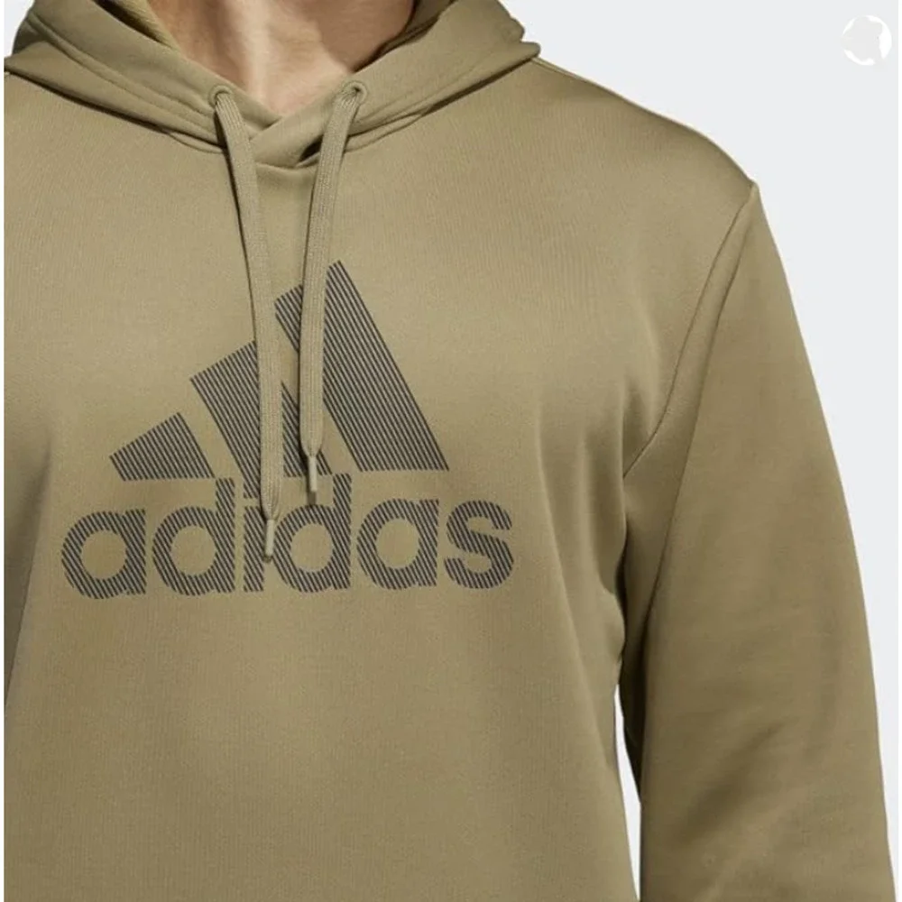 adidas Game and Go Pullover Hoodie Men's, Green, Size L
